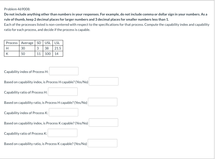 Problem 469008: Do not include anything other