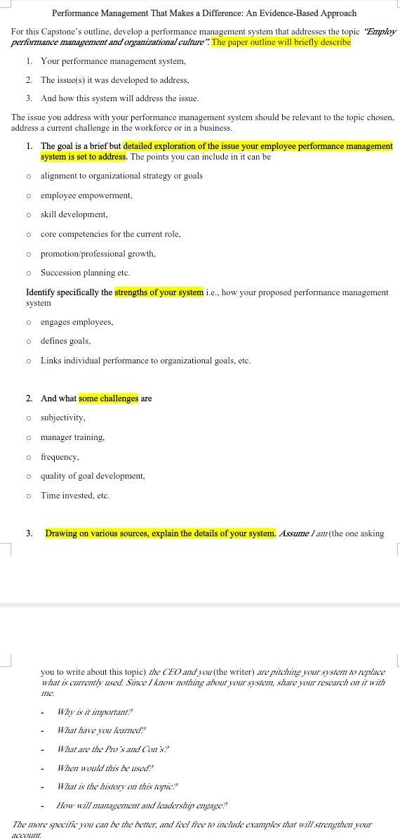 Performance Management That Makes a Difference: