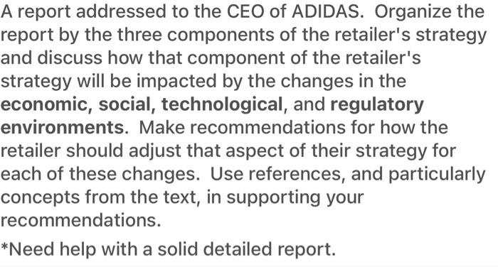 Need backing references as well please A report