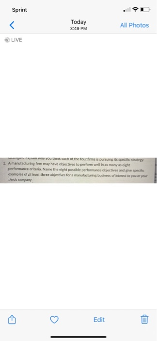 Sprint < Today 3:49 PM All Photos OLIVE A Wy you