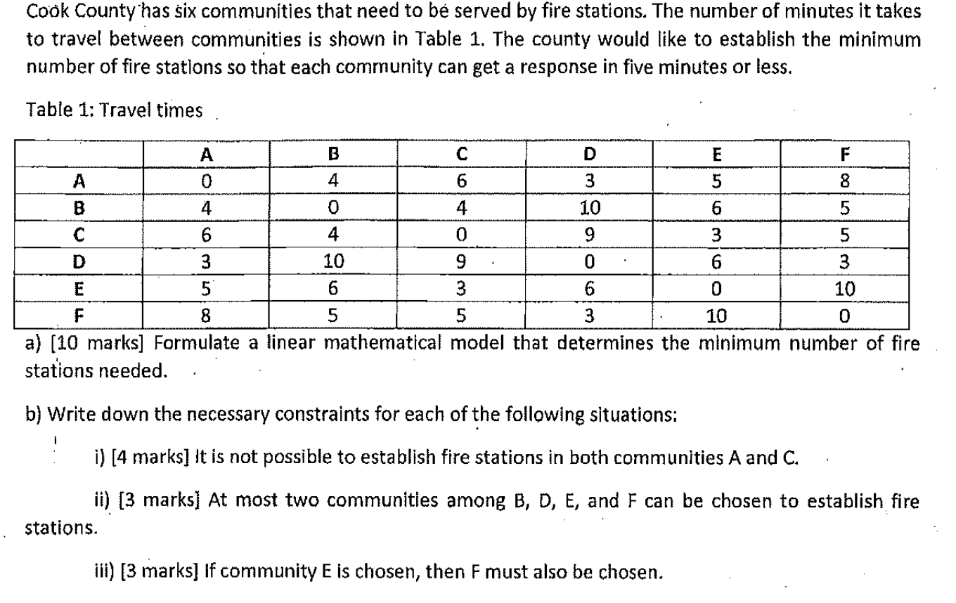 Cook County has six communities that need to be
