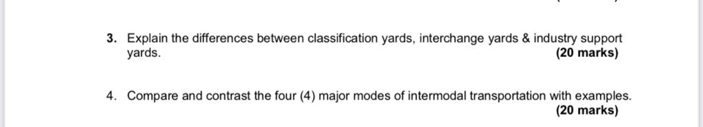 3. Explain the differences between classification