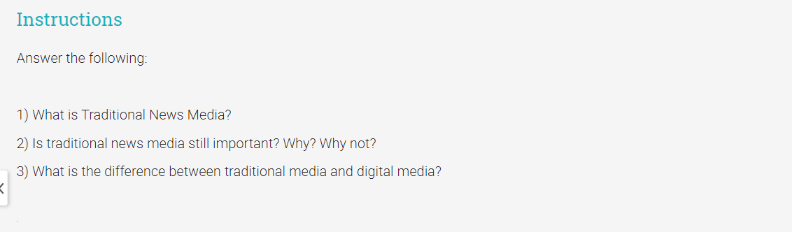 answer in an in-depth manner Instructions Answer