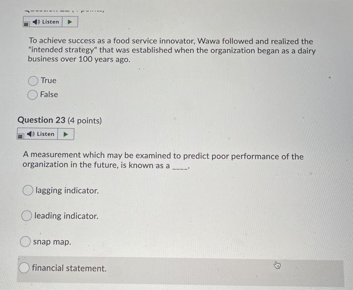 Listen To achieve success as a food service