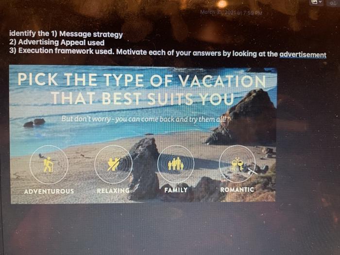 March 1, 2021-01-7:59 PM identify the 1) Message