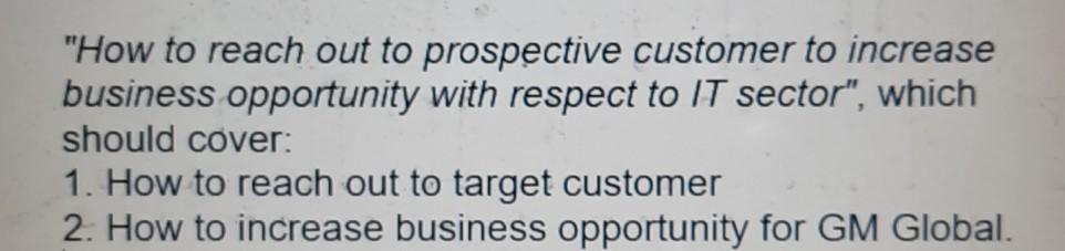 "How to reach out to prospective customer to