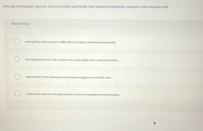 Although technology in general, and social media