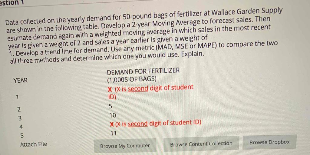 X = 3 ( Second Number Of My student ID ) X = 3 (