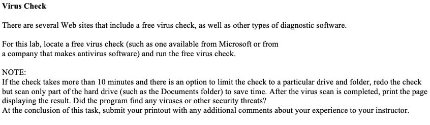 Kindly ask you to help me with the lab Virus