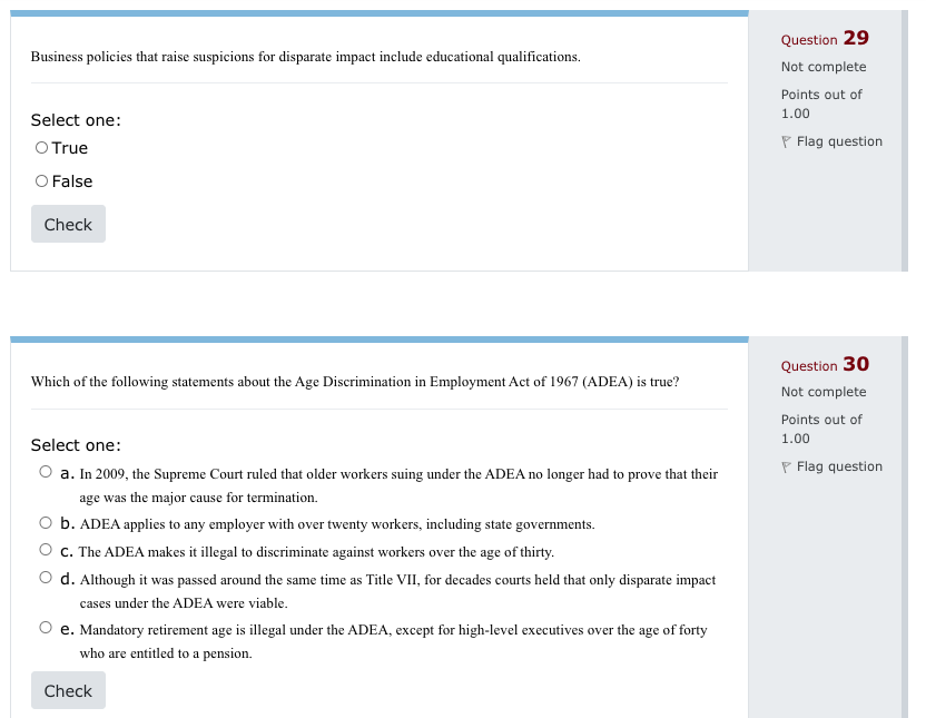 Business policies that raise suspicions for