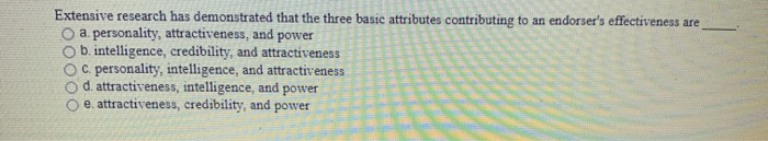 Extensive research has demonstrated that the