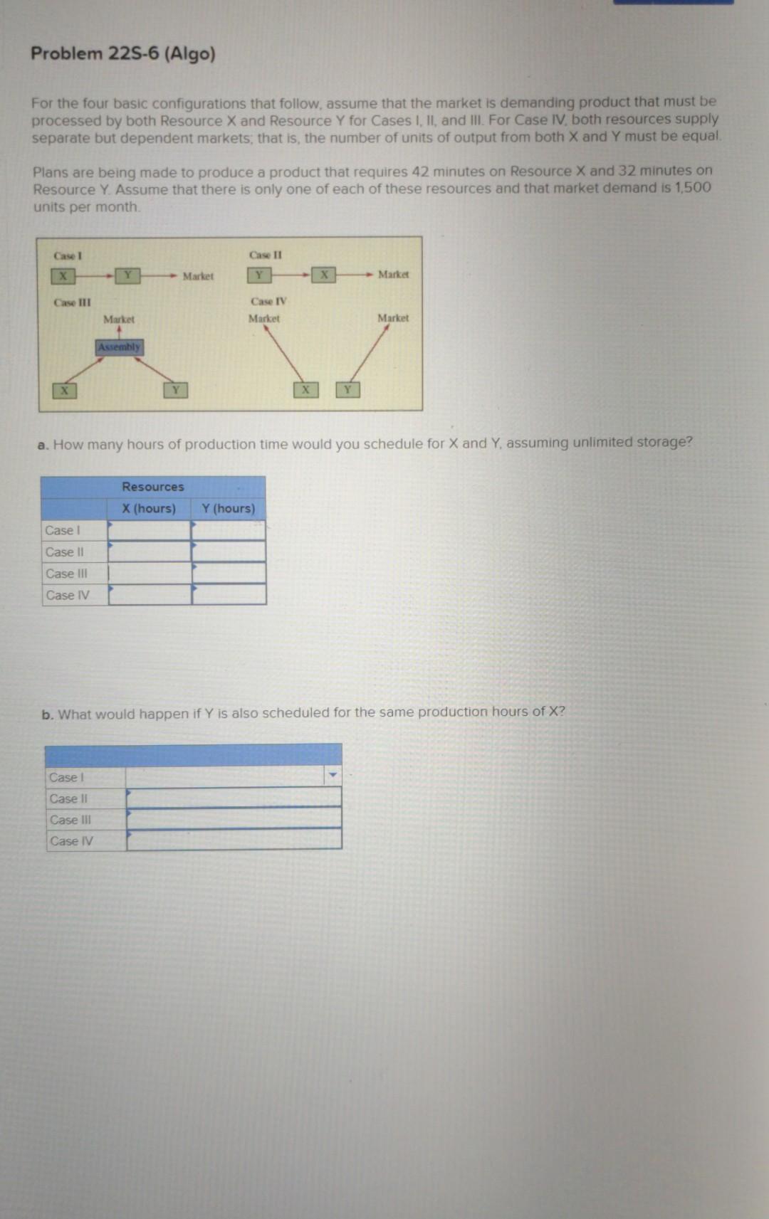 Problem 22S-6 Problem 225-6 (Algo) For the four