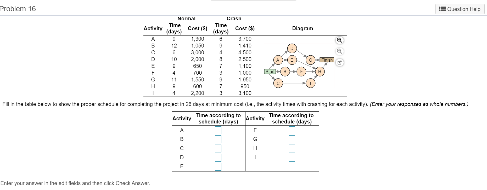 Problem 16 Is Question Help Normal Time Activity