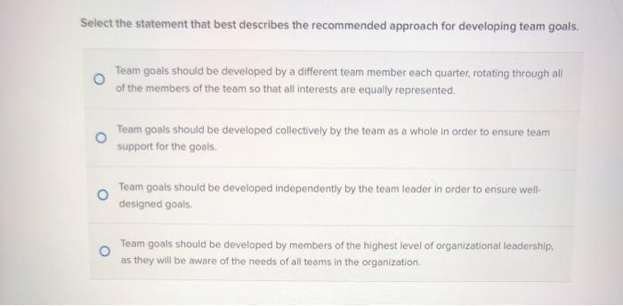 Select the statement that best describes the