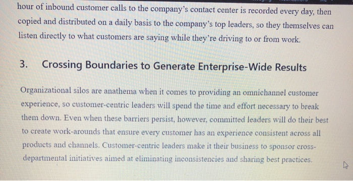 1. while learning 'buliding customer loyalty',