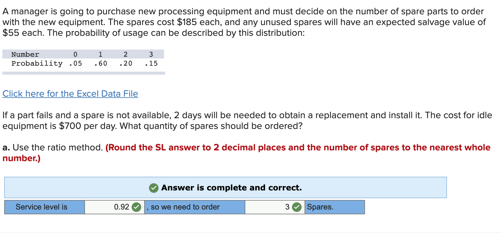A manager is going to purchase new processing