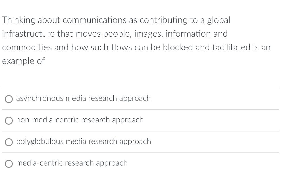 Thinking about communications as contributing to