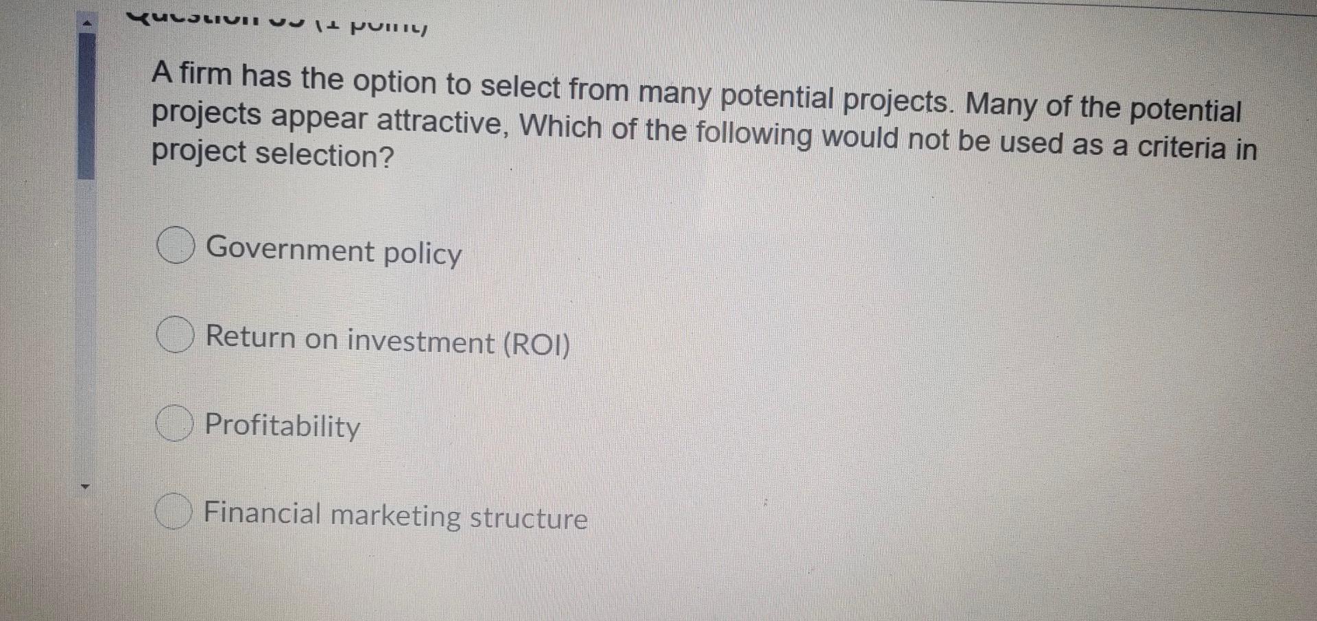 Kurulum vult puin A firm has the option to select