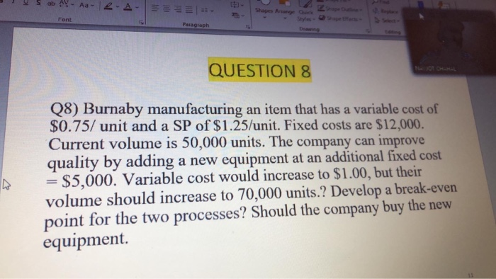 ab A - A - 2-A-EEZE Paragraph Shapes Argo Font