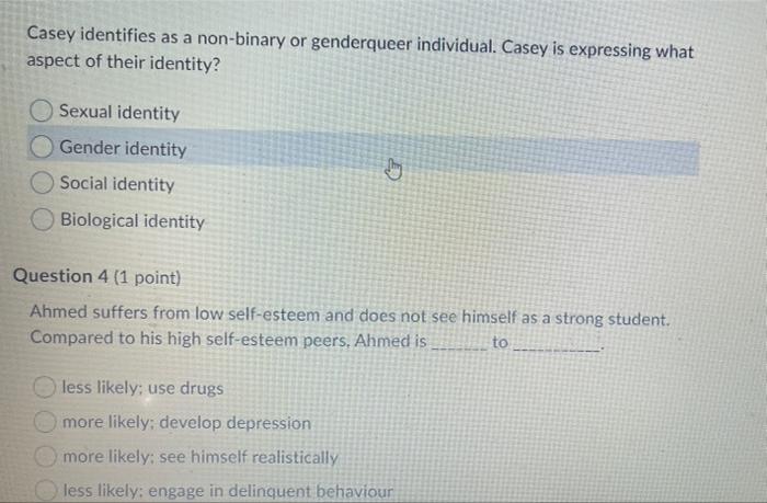 very urgent Casey identifies as a non-binary or