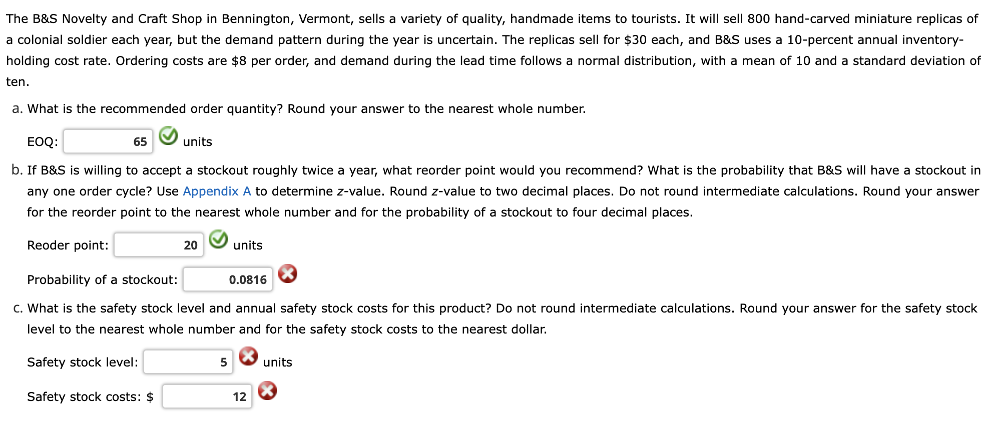 The B&S Novelty and Craft Shop in Bennington,