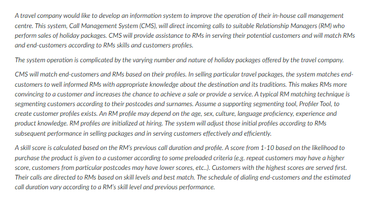 NEED HELP ASAP A travel company would like to