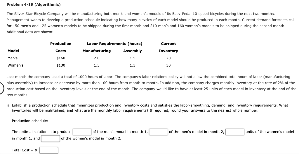 Problem 4-19 (Algorithmic) The Silver Star