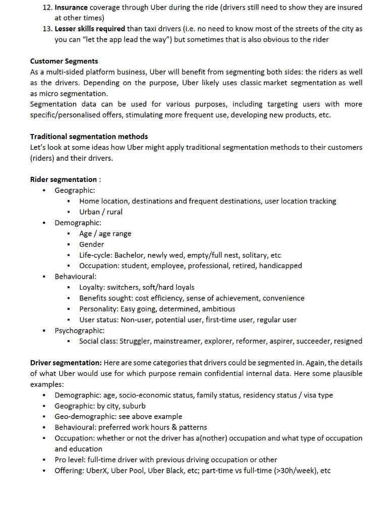 Uber Case History Founded in 2009 by Garrett Camp
