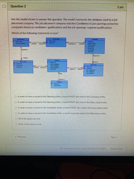 please answer accordingly Question 2 2 pts Use