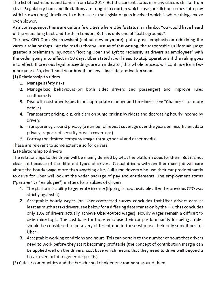 Uber Case History Founded in 2009 by Garrett Camp