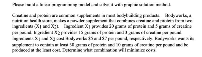#please dont forget to build a linear programming