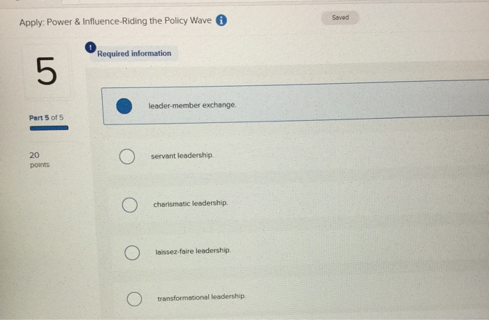 Apply: Power & Influence Riding the Policy Wave