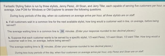 Only need answer for question d c. If all