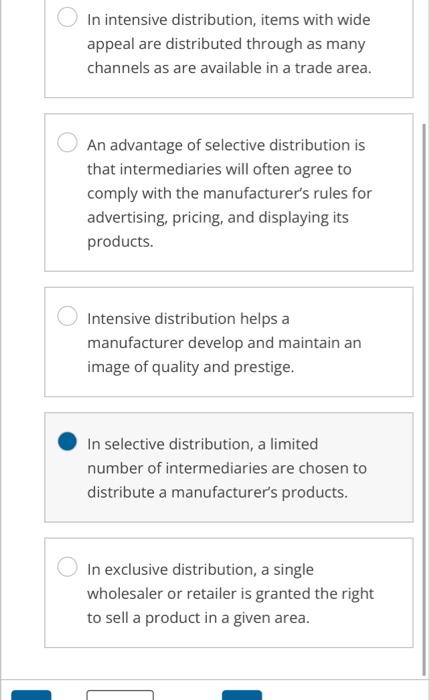 Marketers are concerned with distribution