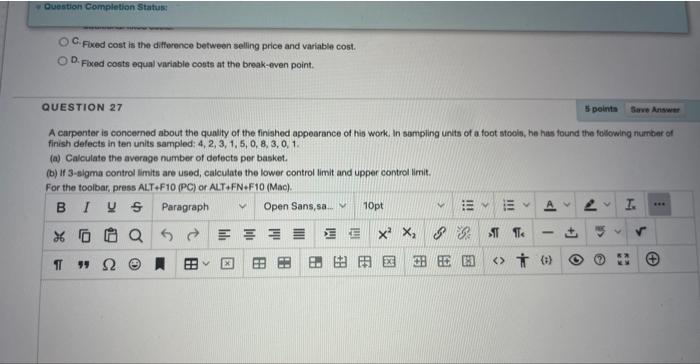 please answer quick. ill upvote C. Ficed cost is