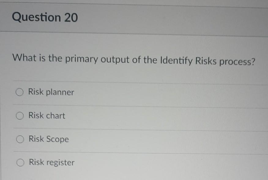 Question 1 Traditionally (the triple constraint),
