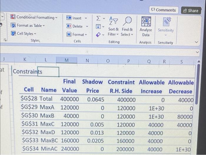 Comments Share Insert ' V CO Conditional