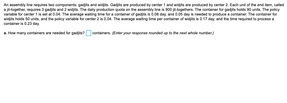 *************also find "how many containers are