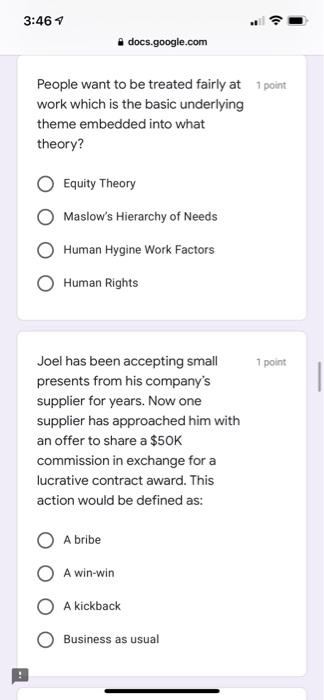 3:46 docs.google.com People want to be treated