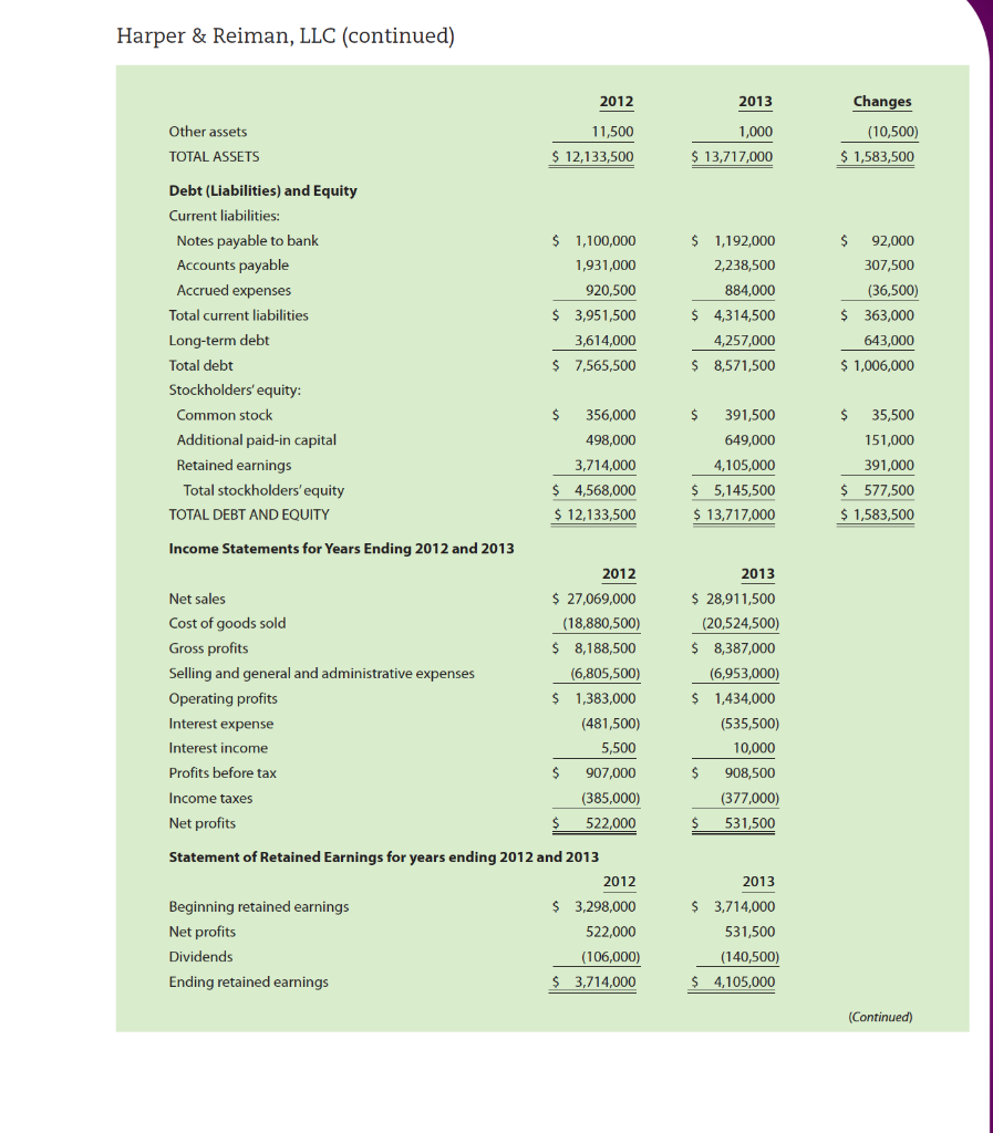 Harper and Reiman are interested in examining