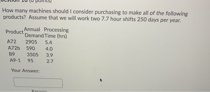 How many machines should I consider purchasing to