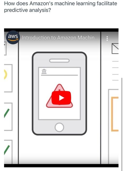 200 word reply please How does Amazon's machine