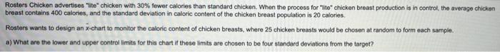a) What are the lower and upper control limits