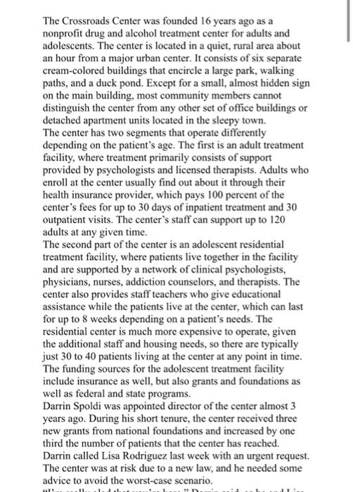 Case Study: The Future of the Crossroads Center