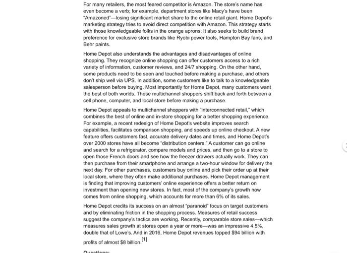 History and Evolution of Home Depot (modified)