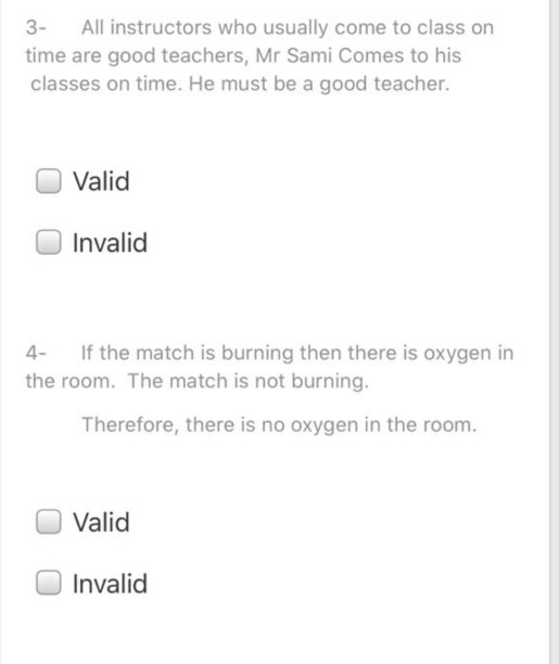 3- All instructors who usually come to class on