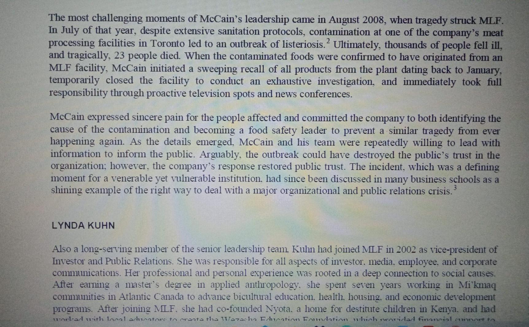 Issue identified in the case. You should consider