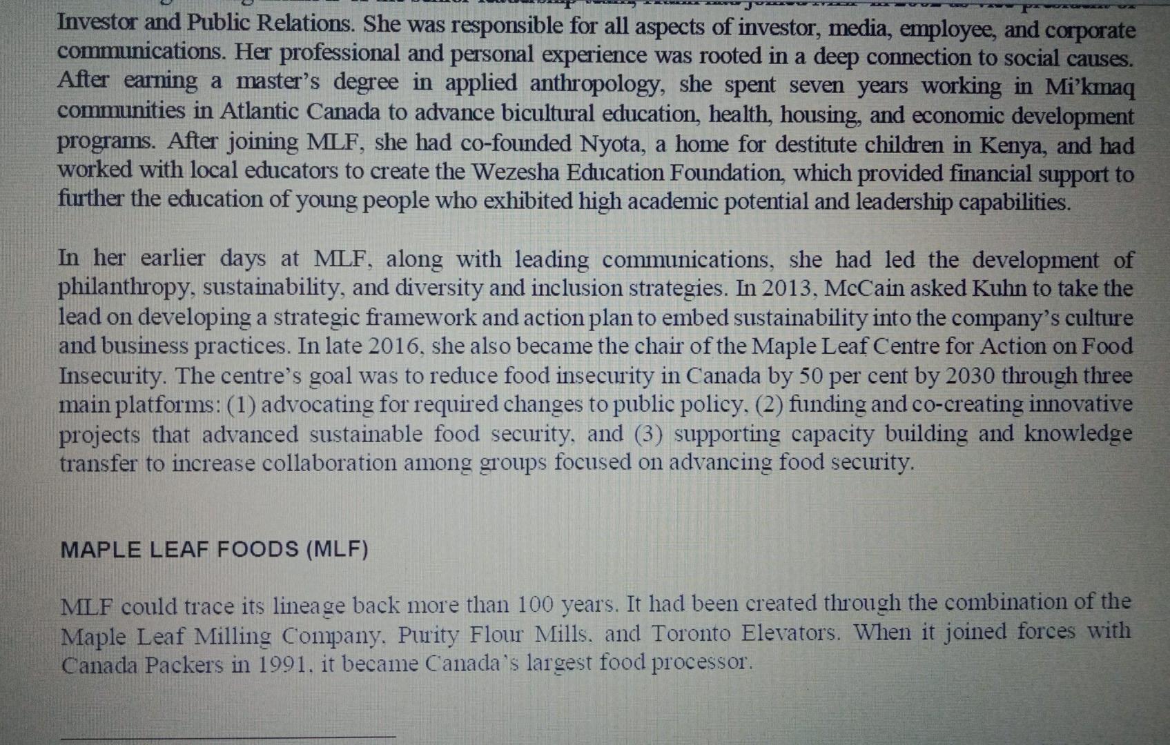 Issue identified in the case. You should consider