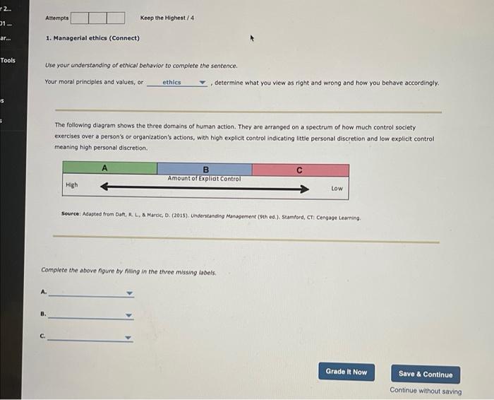 2... 01- ar... Tools Attempts 1. Managerial