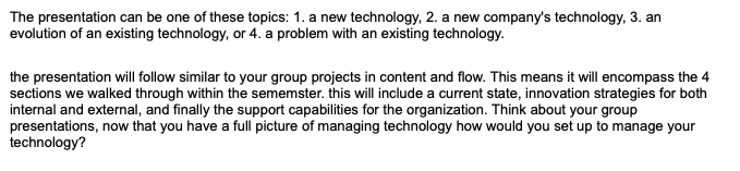 I'm doing a project on how I can manage